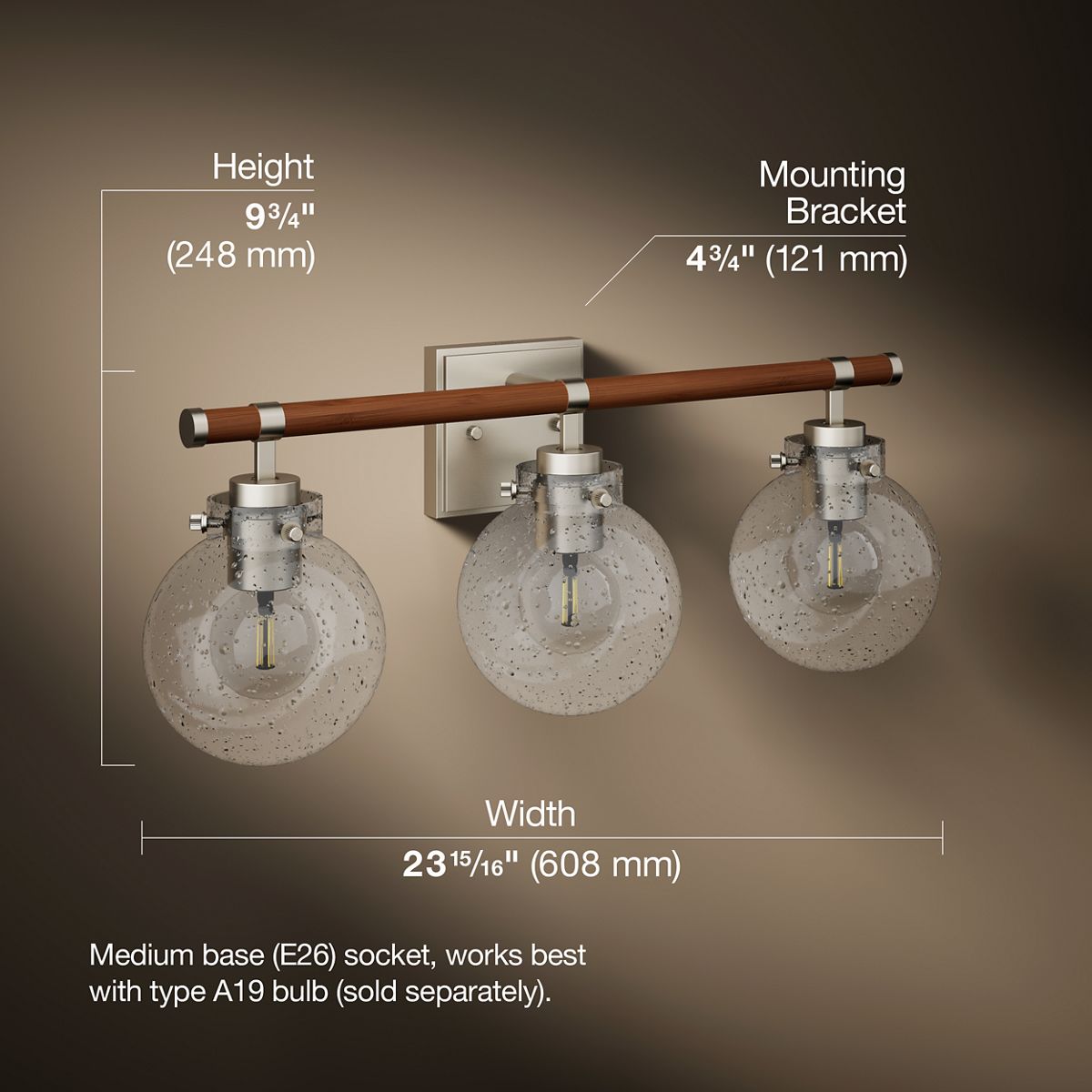 Holt Three-Light Sconce | K-38414-SC03 | KOHLER