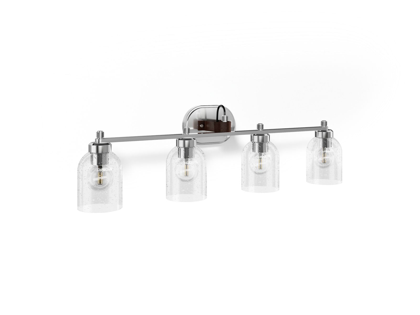 3/4 view of product with dimensions