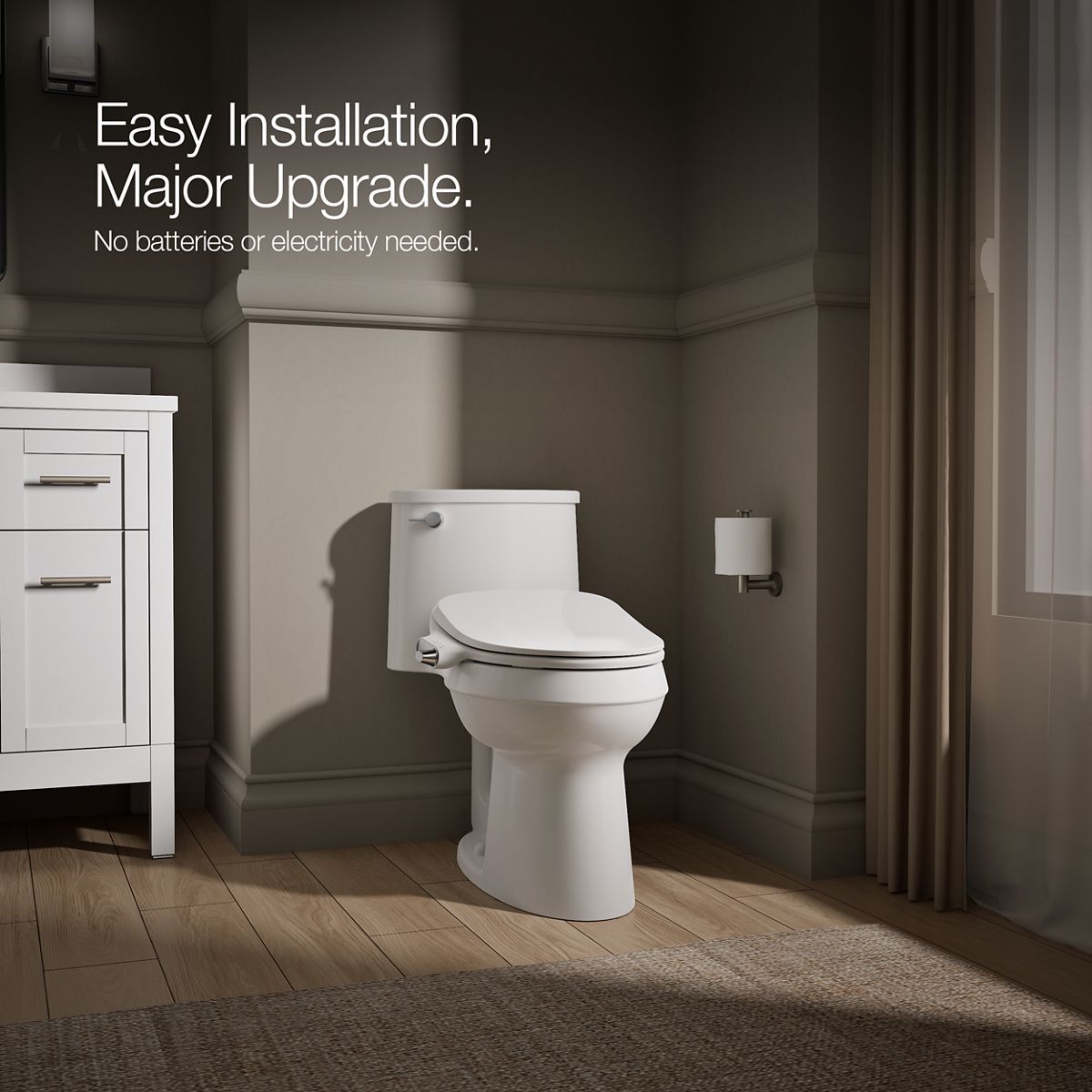 Up to 2 walls & multiple product categories visible, 2-point perspective