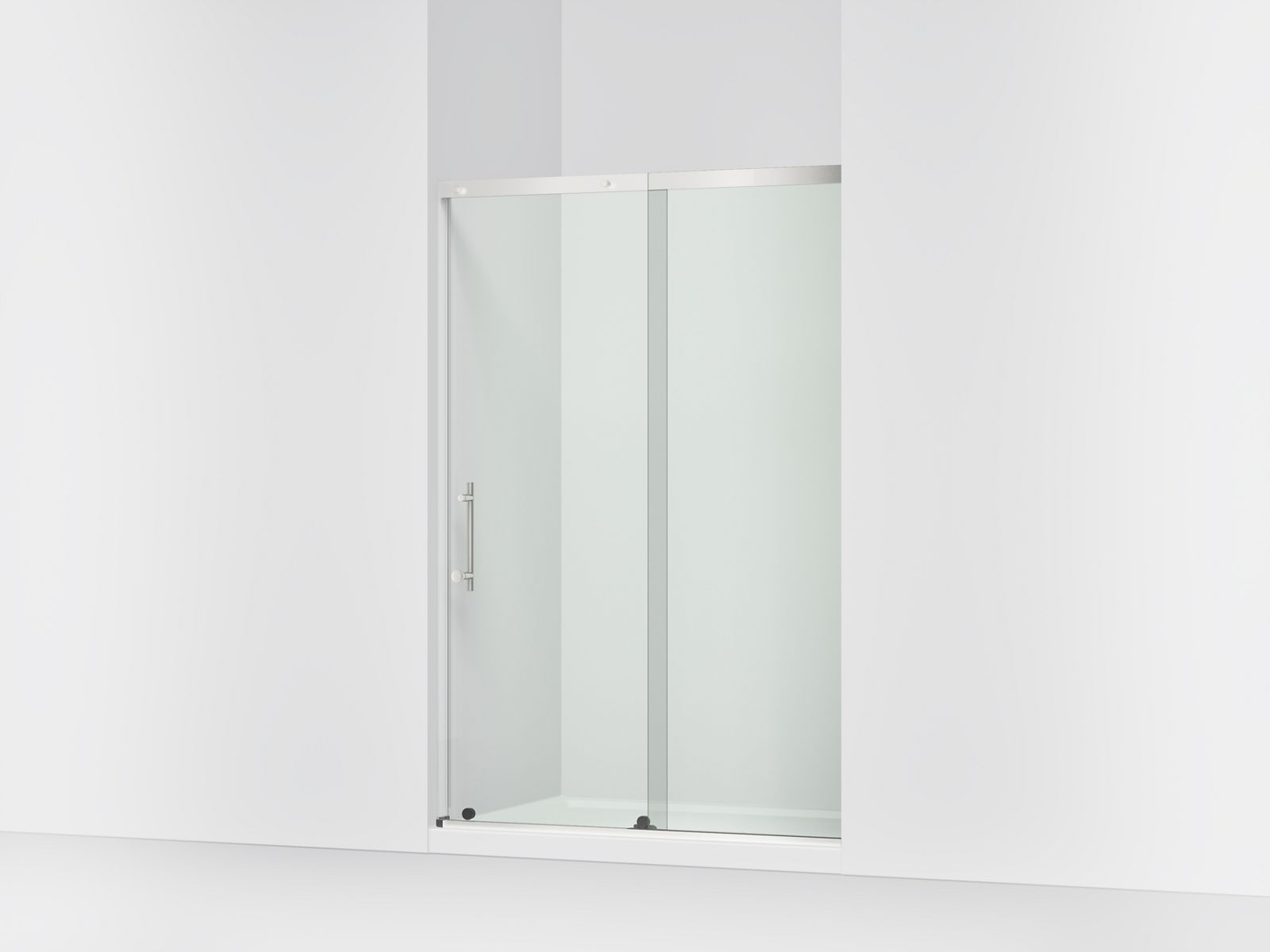 Elate® 44-5/8"-47-5/8" W x 70-1/2" H sliding shower door with 1/4"-thick Crystal Clear glass