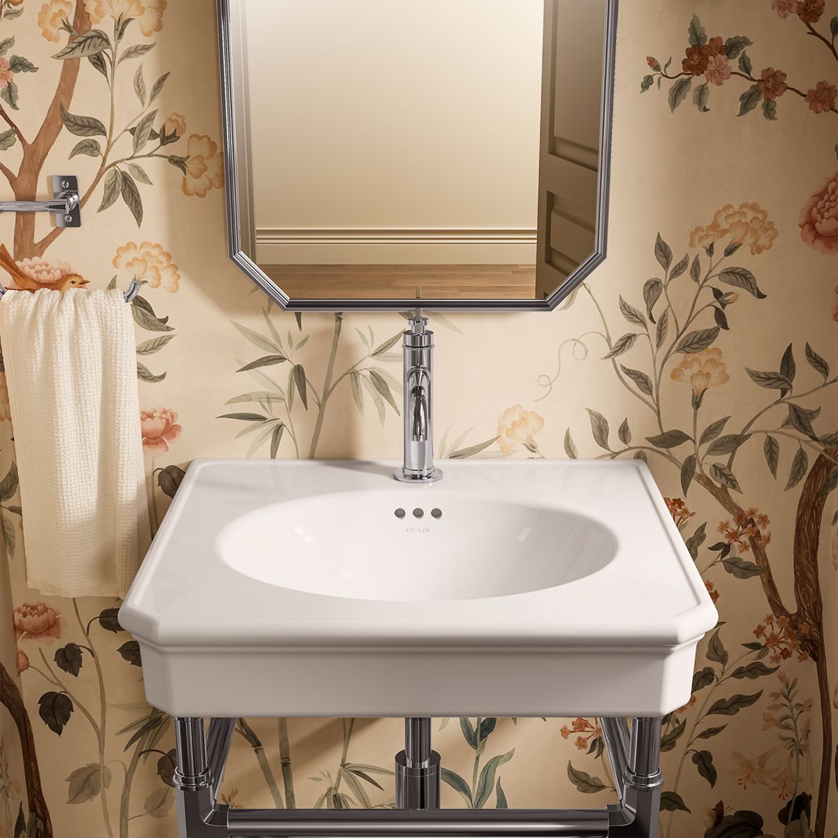 image focused on single product story, angled front view, not straight-on, 1-point perspective