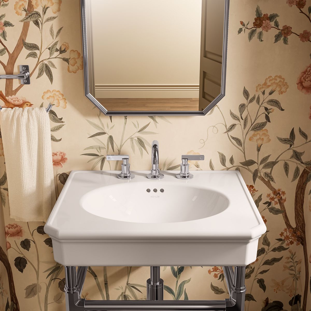 image focused on single product story, angled front view, not straight-on, 1-point perspective