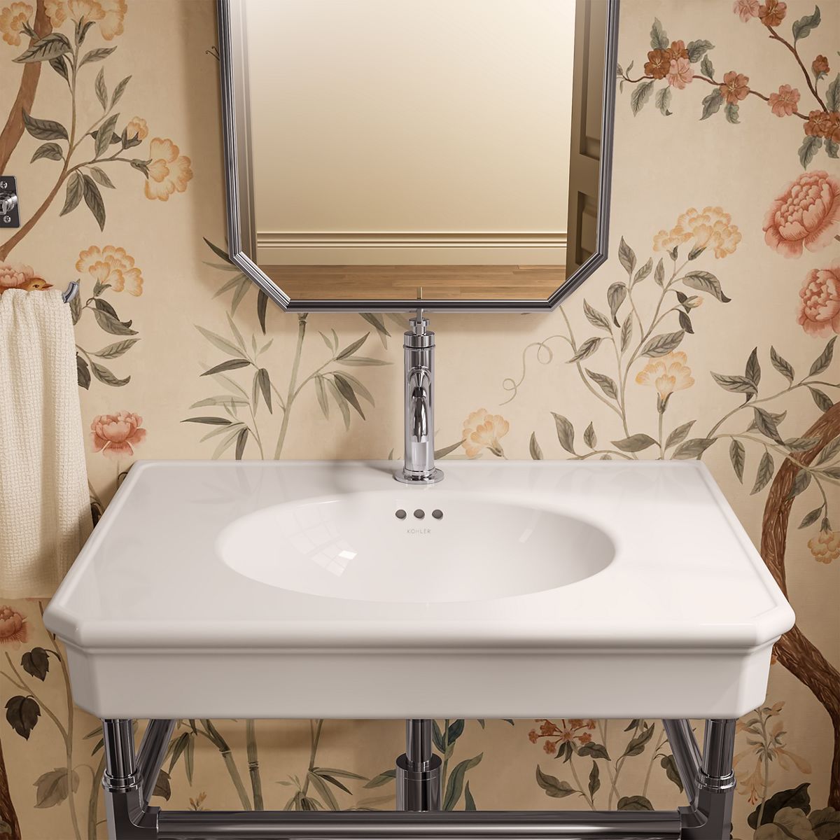 image focused on single product story, angled front view, not straight-on, 1-point perspective