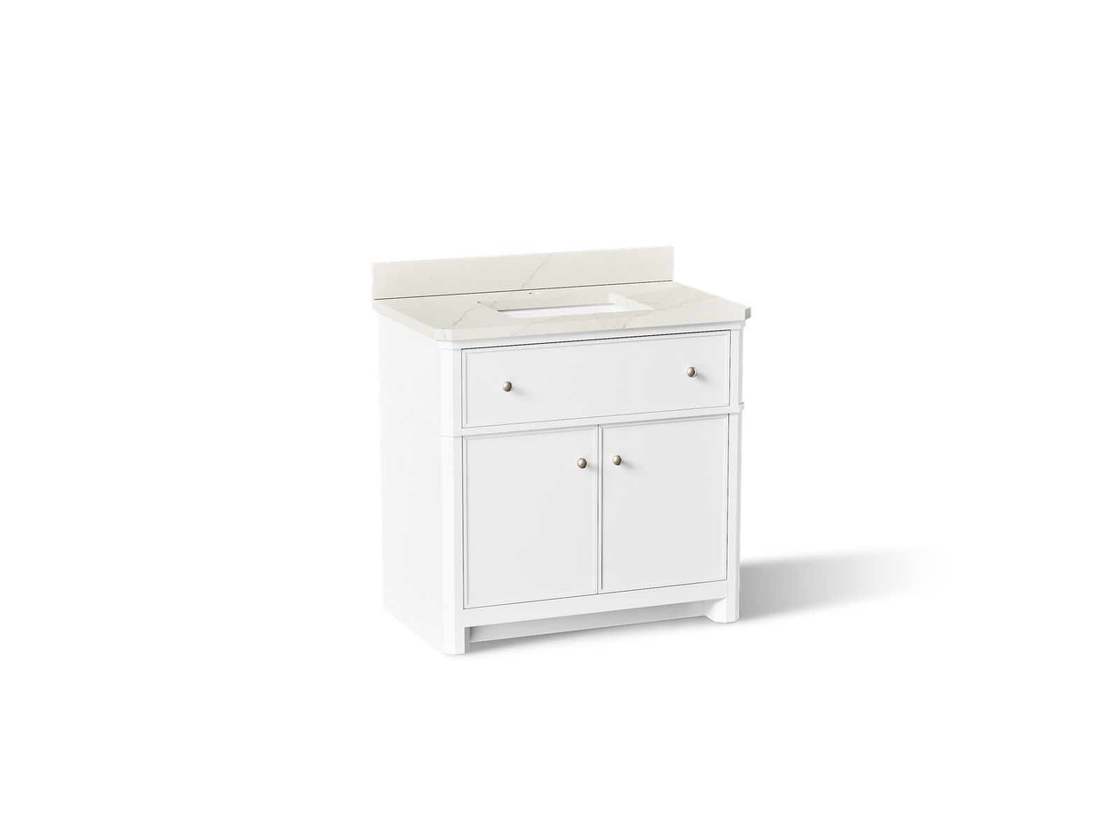 Claude™ by Studio McGee 36" bathroom vanity cabinet with sink and quartz top