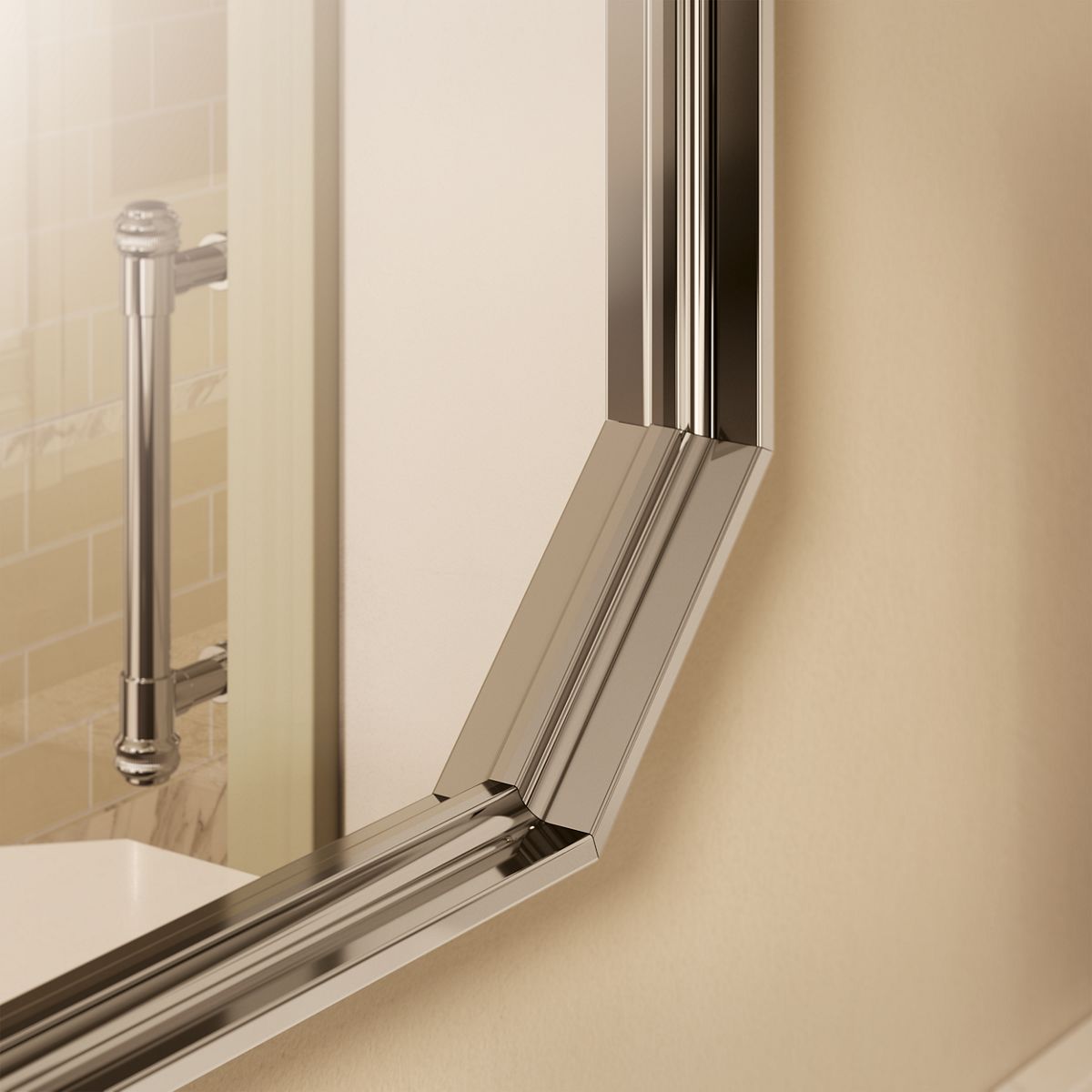 close-up view of product detail