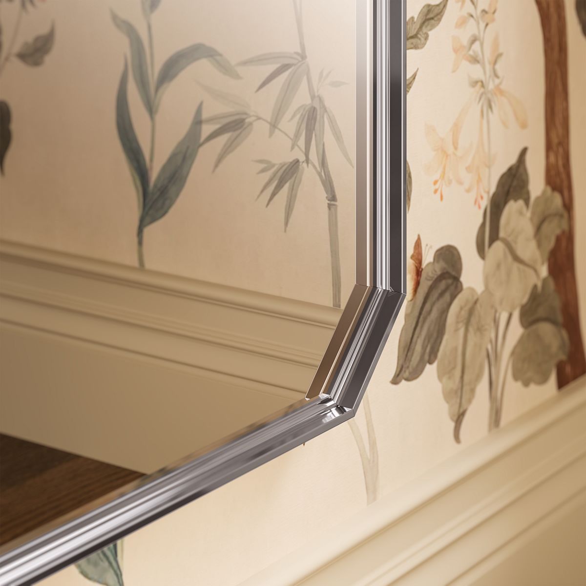 close-up view of product detail