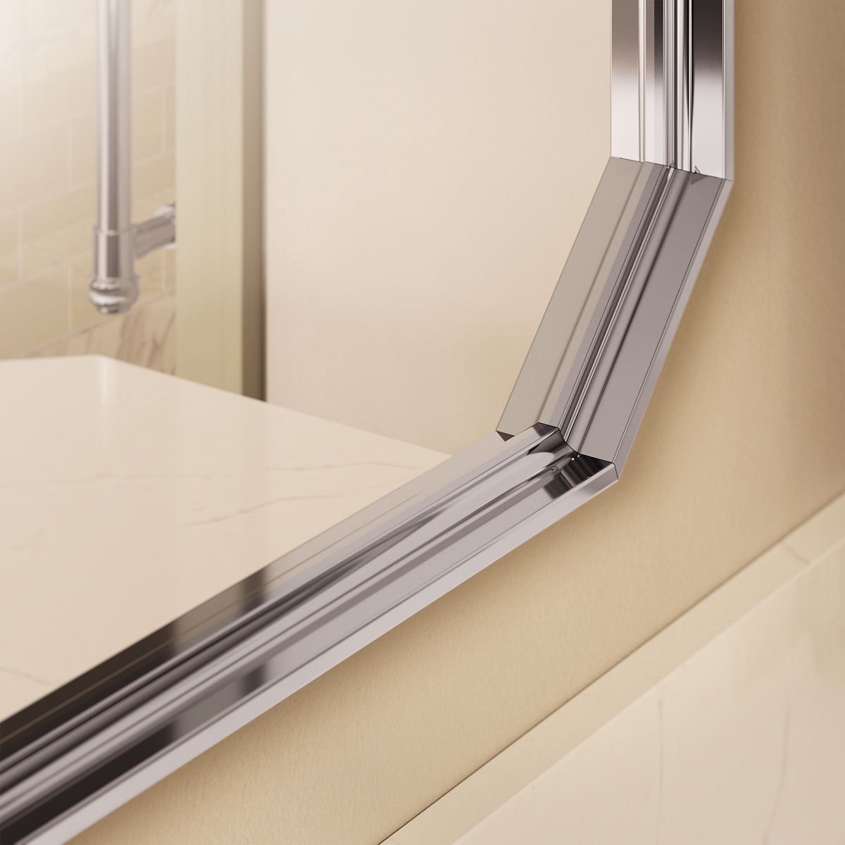 close-up view of product detail