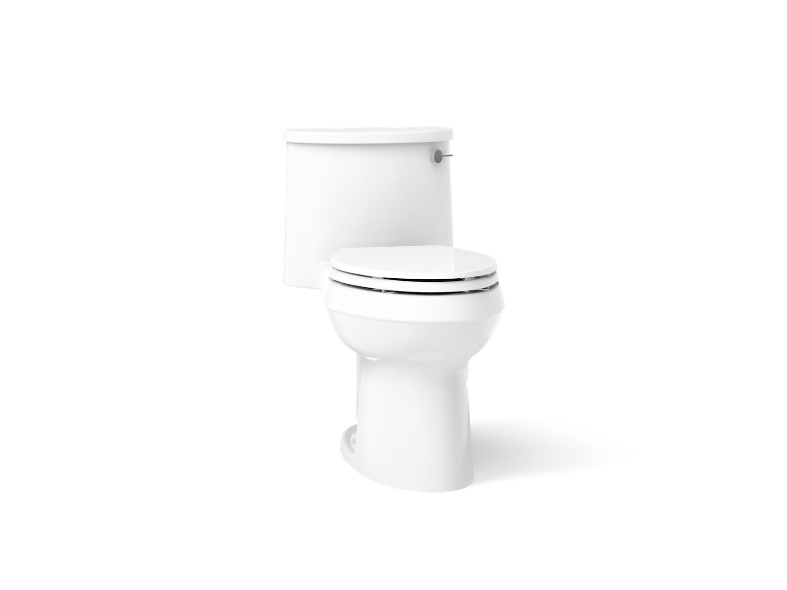 Adair One-piece elongated toilet, 1.28 gpf