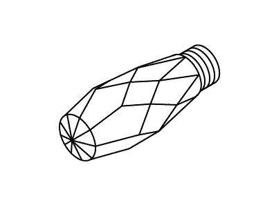 3/4 view of product