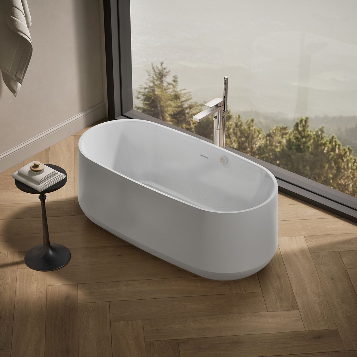 Products in use in close room view