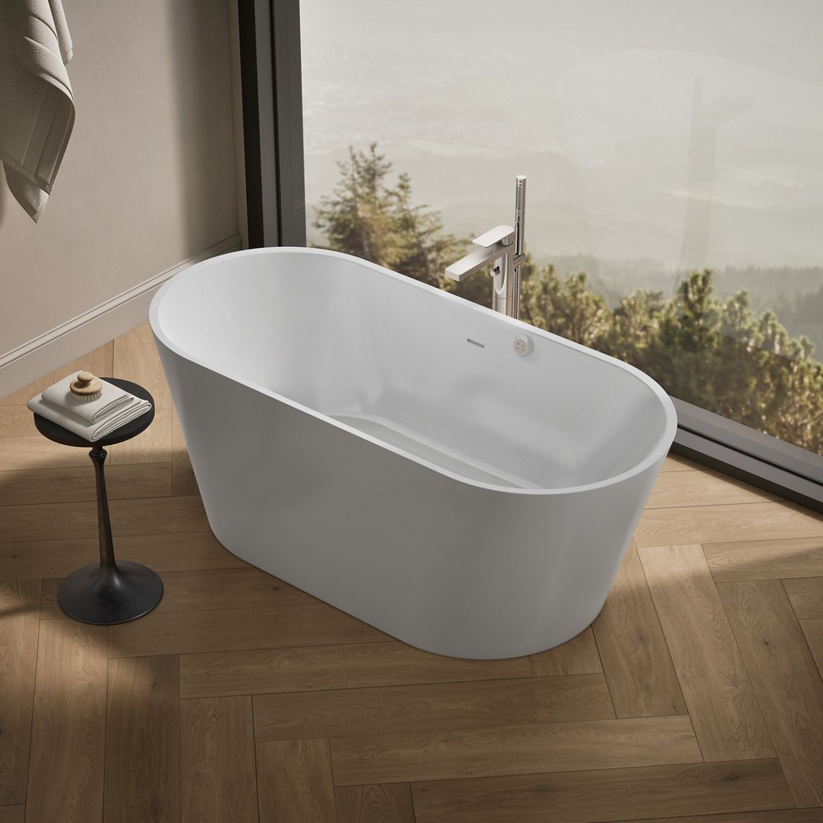 Products in use in close room view