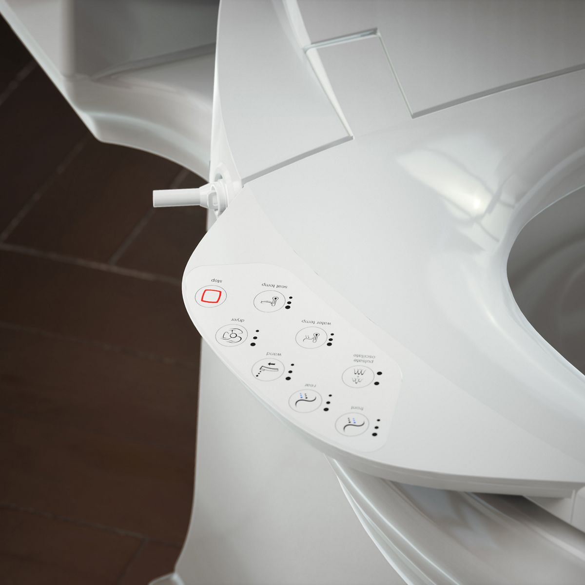 close-up view of product detail function
