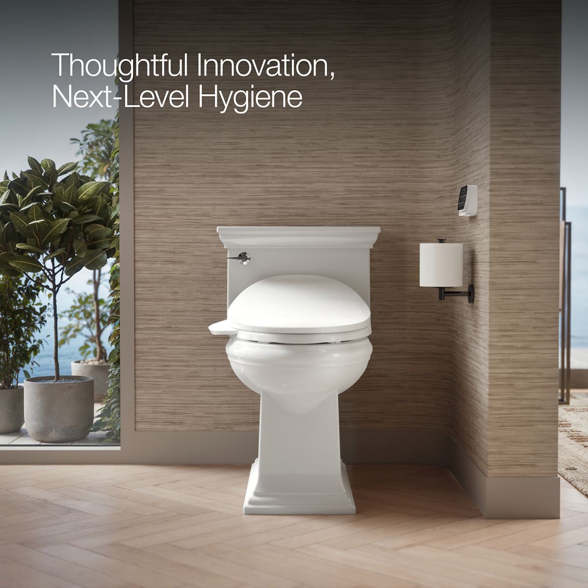 Up to 2 walls & multiple product categories visible, 1-point perspective