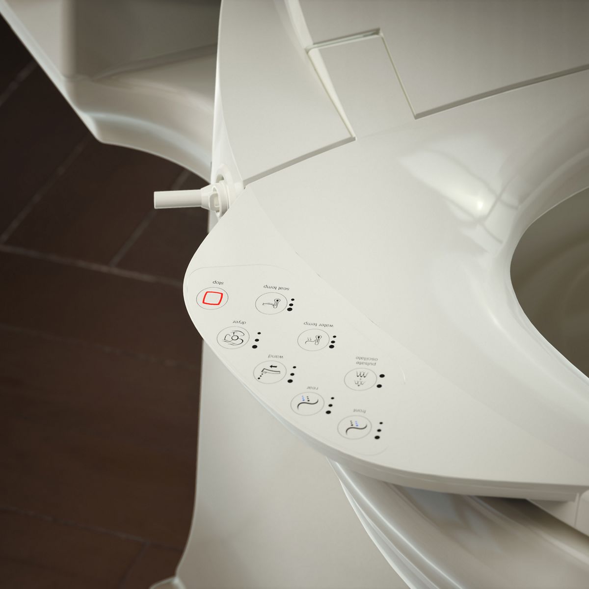 close-up view of product detail function