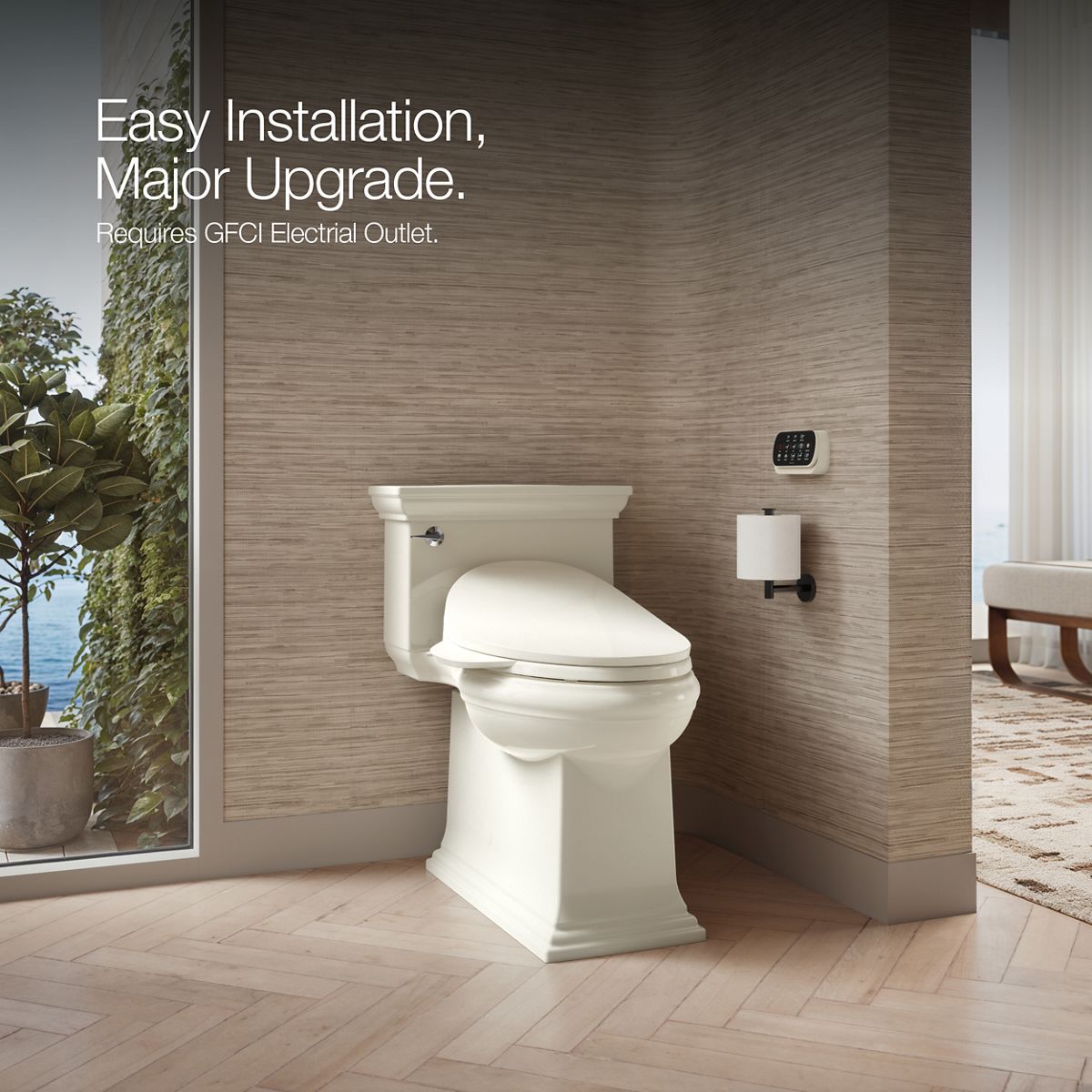 Up to 2 walls & multiple product categories visible, 2-point perspective