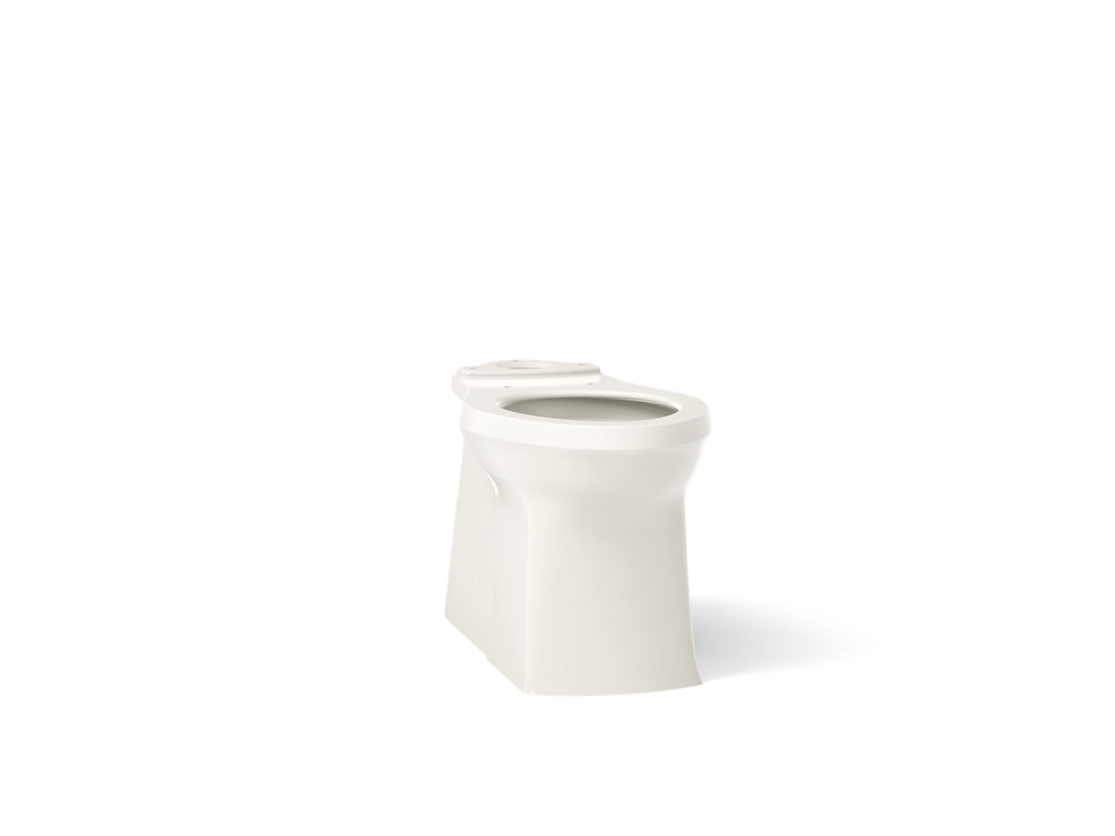 Corbelle Elongated toilet bowl with skirted trapway