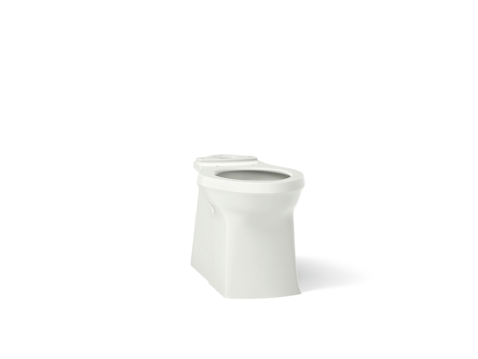 Corbelle Elongated toilet bowl with skirted trapway