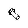 Kohler Genuine Parts Screw 10-24 X .625 - Polished Chrome