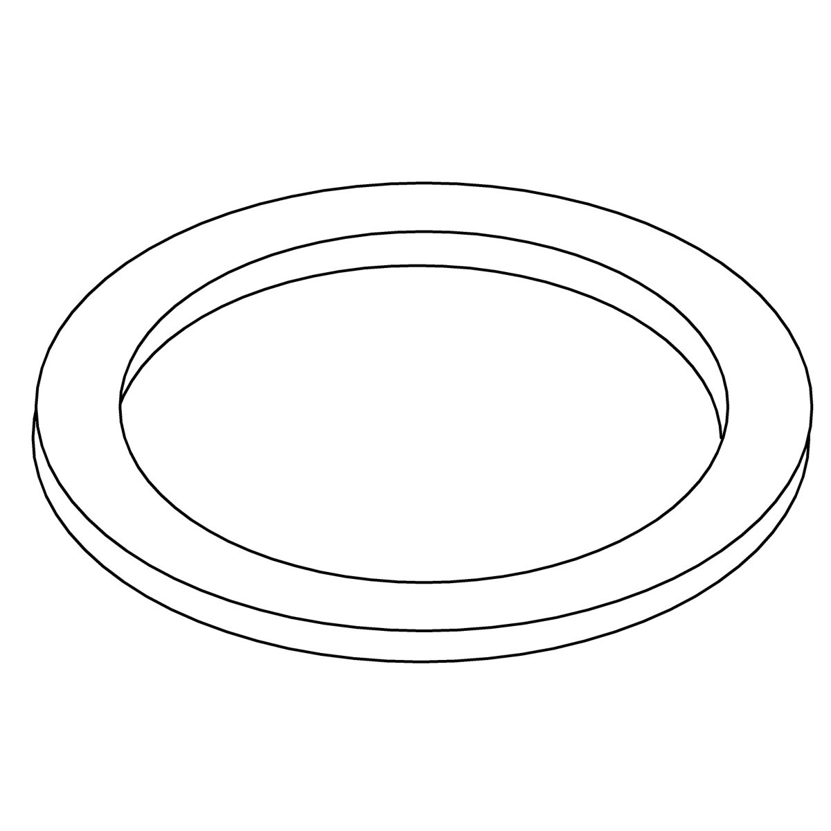 Kohler Genuine Parts Gasket, Rubber, Black