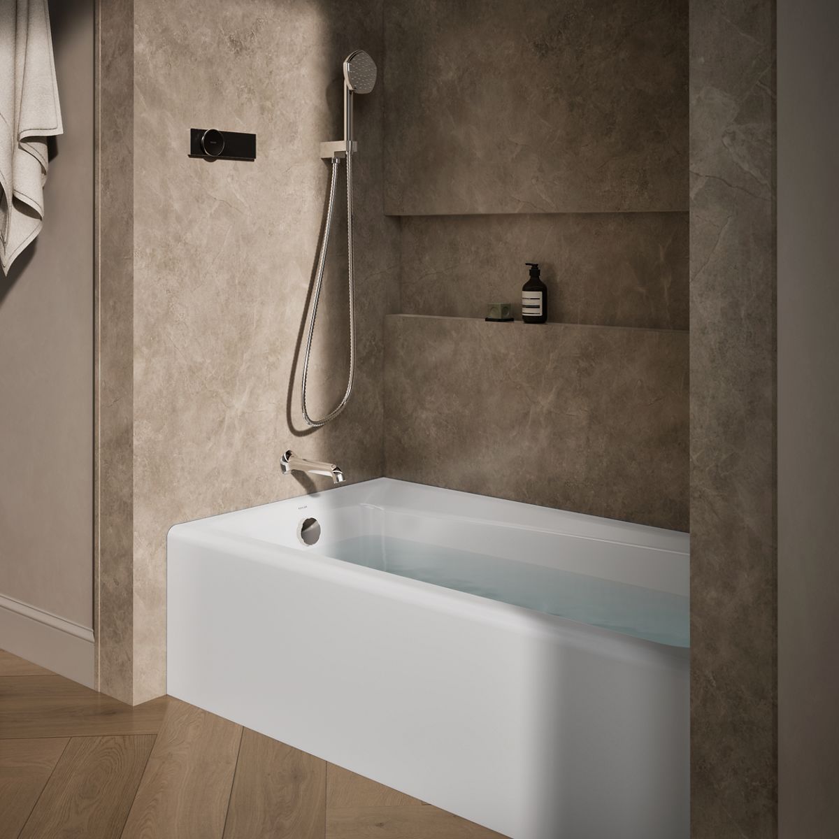 Products in use in close room view