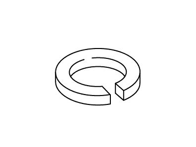 Kohler Genuine Parts LOCK Washer, .193 I.D.