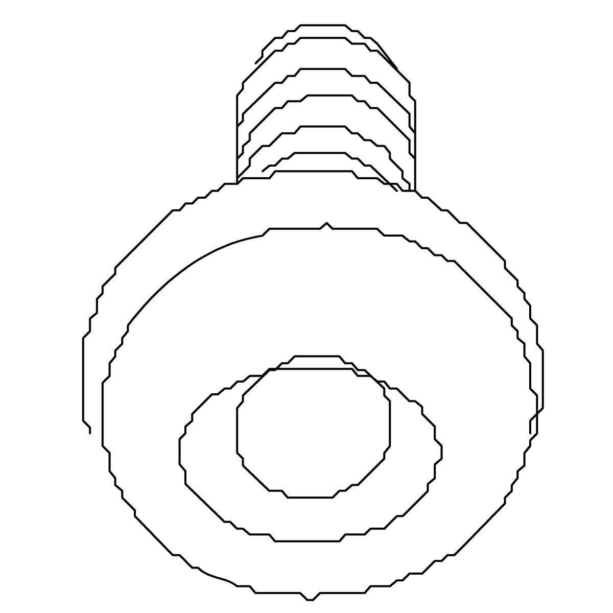 Kohler Genuine Parts Flange - Polished Chrome