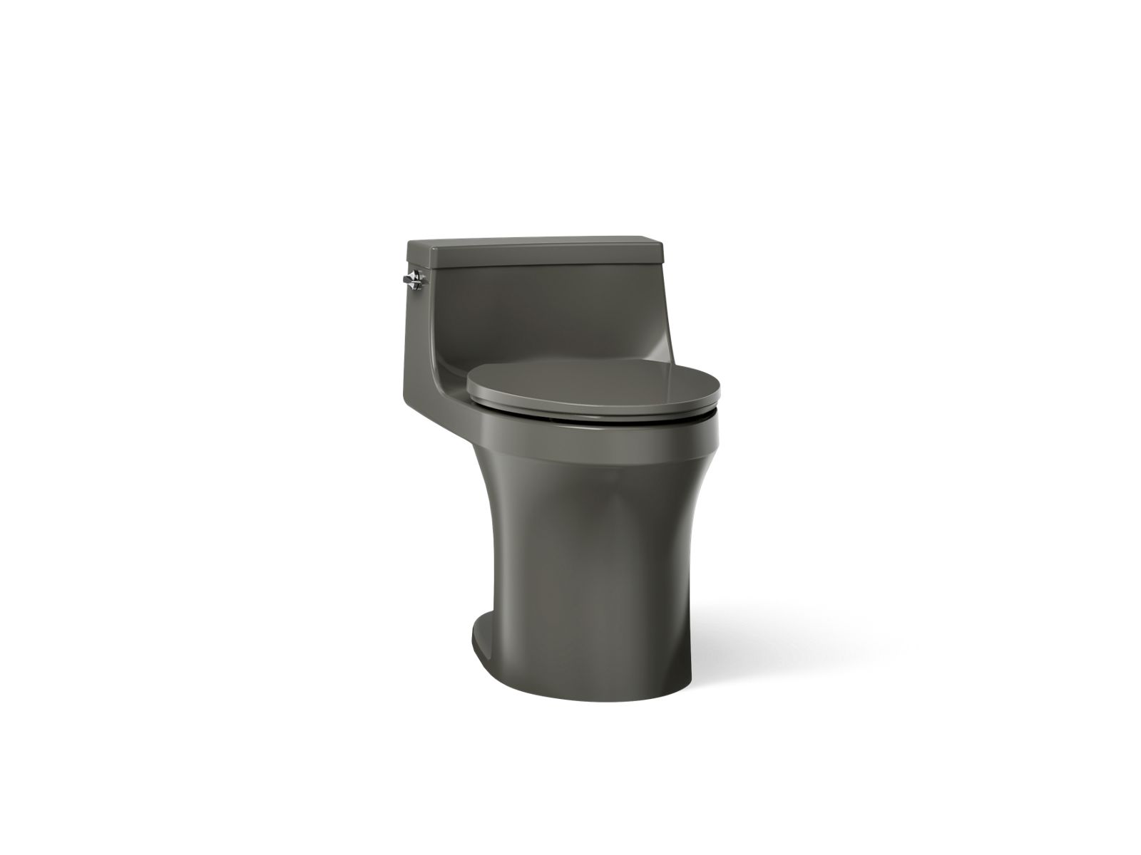 San Souci One-piece compact elongated toilet with concealed trapway, 1.28 gpf