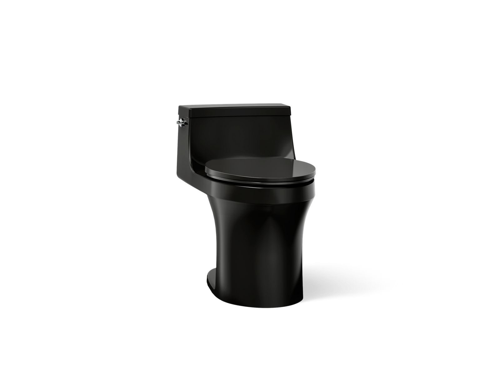 San Souci One-piece compact elongated toilet with concealed trapway, 1.28 gpf