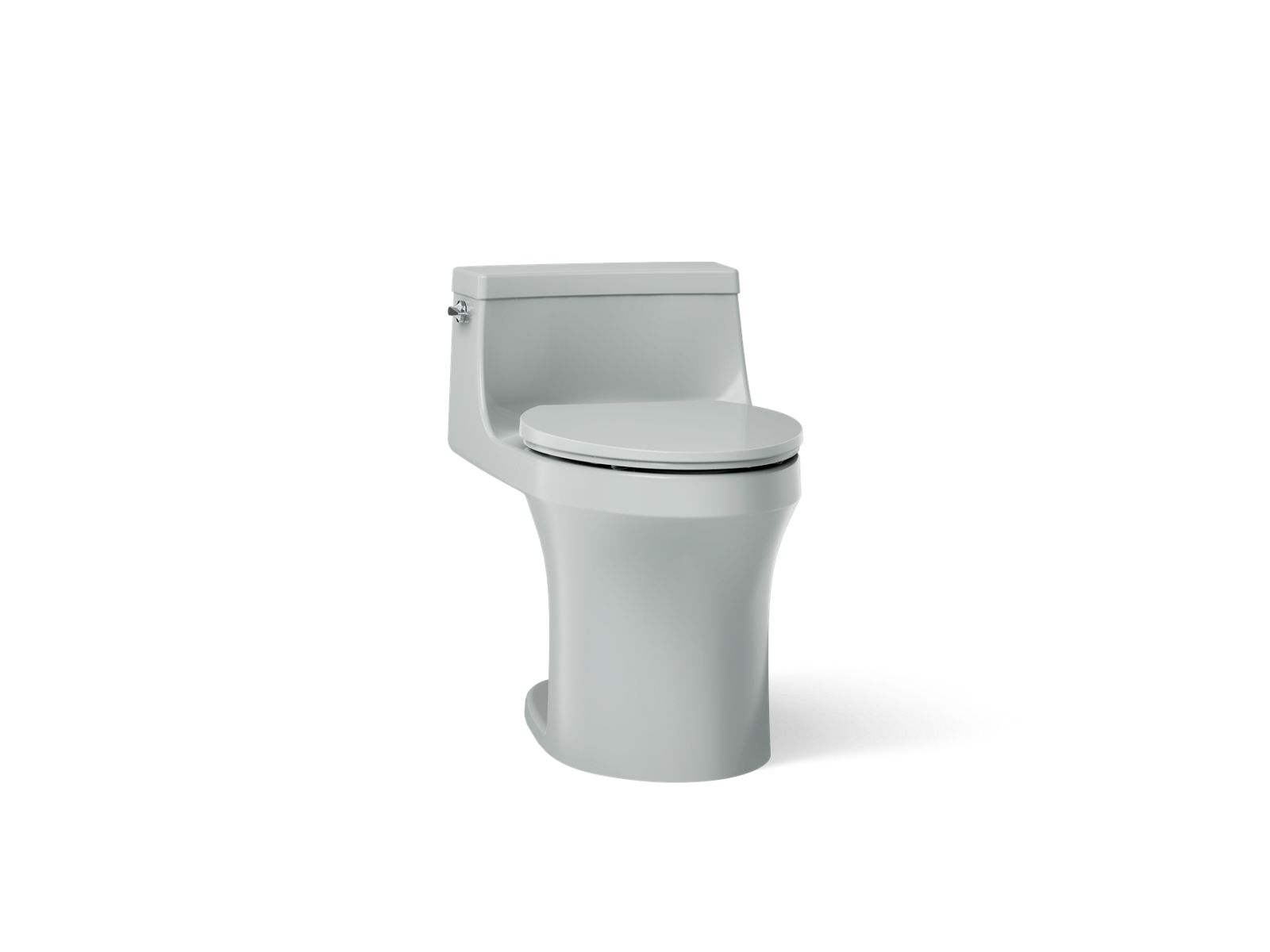 San Souci One-piece compact elongated toilet with concealed trapway, 1.28 gpf