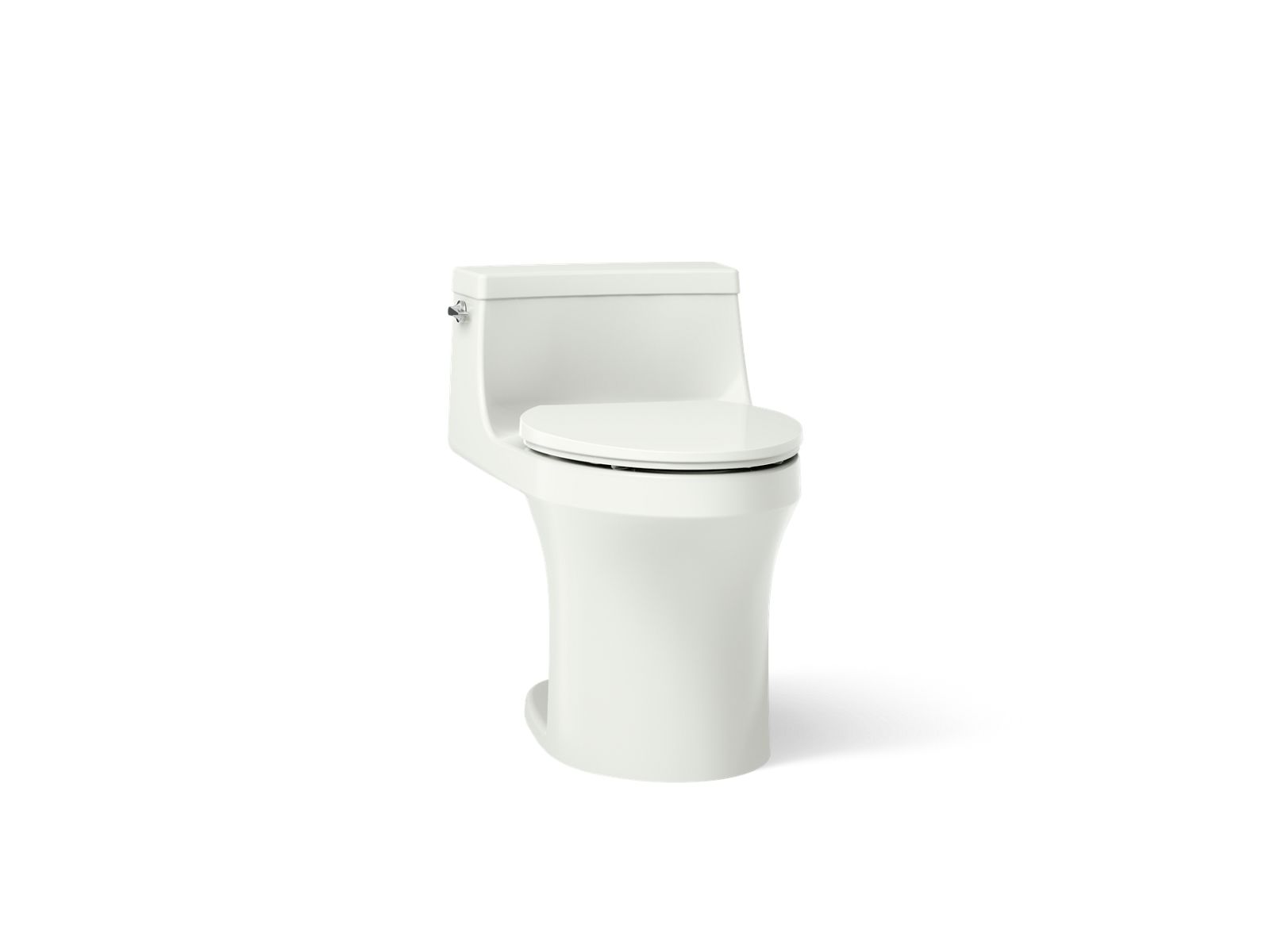 San Souci One-piece compact elongated toilet with concealed trapway, 1.28 gpf