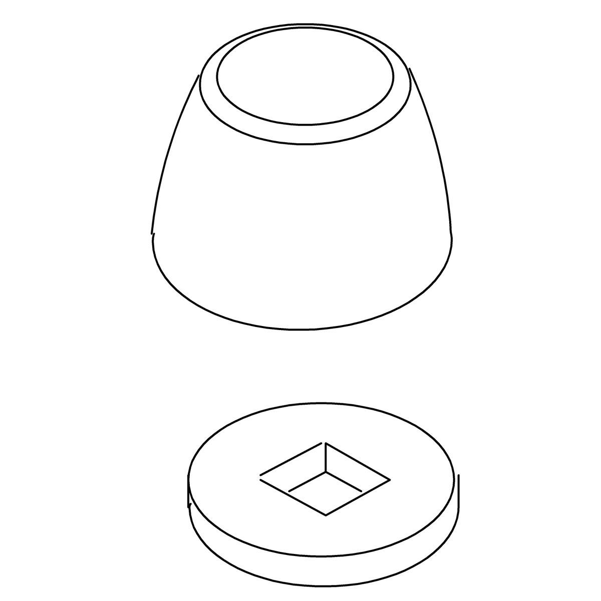 3/4 view of product