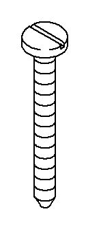 Kohler Genuine Parts Screw, Tapping 8 X 1.5