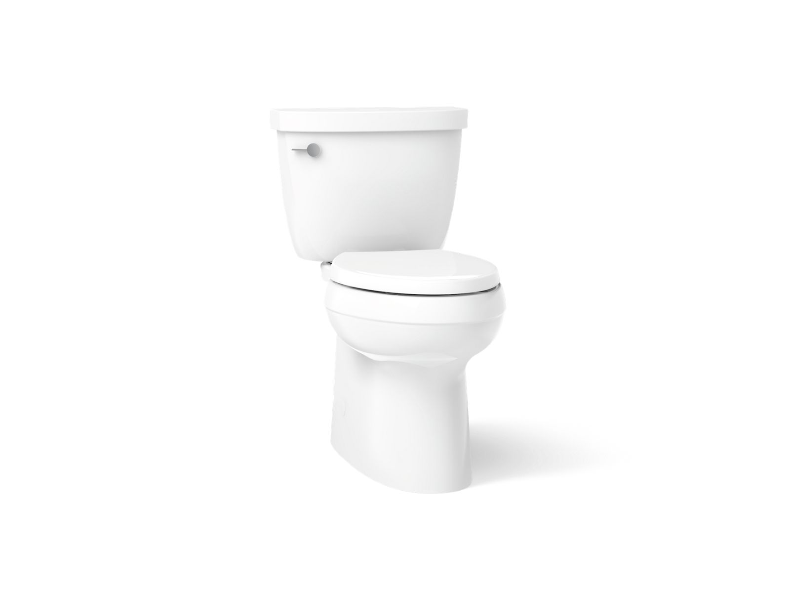 Cimarron Two-piece elongated toilet with skirted trapway, 1.28 gpf
