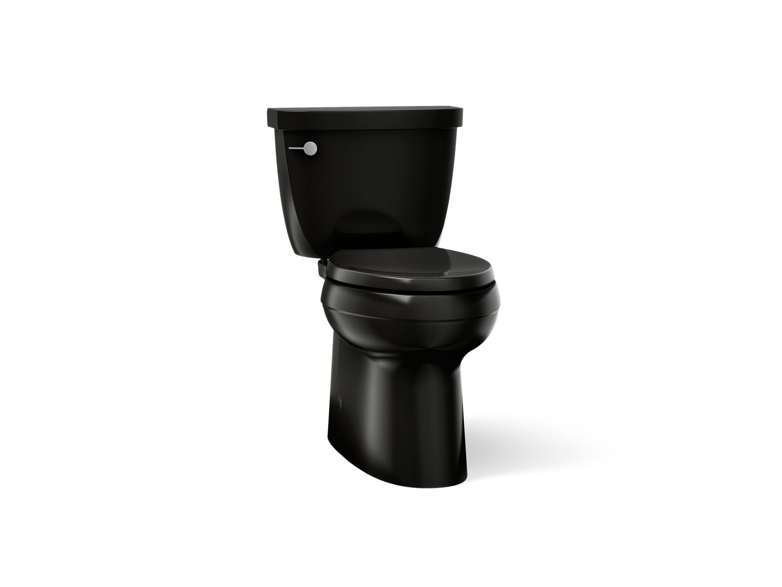 Cimarron Two-piece elongated toilet with skirted trapway, 1.28 gpf