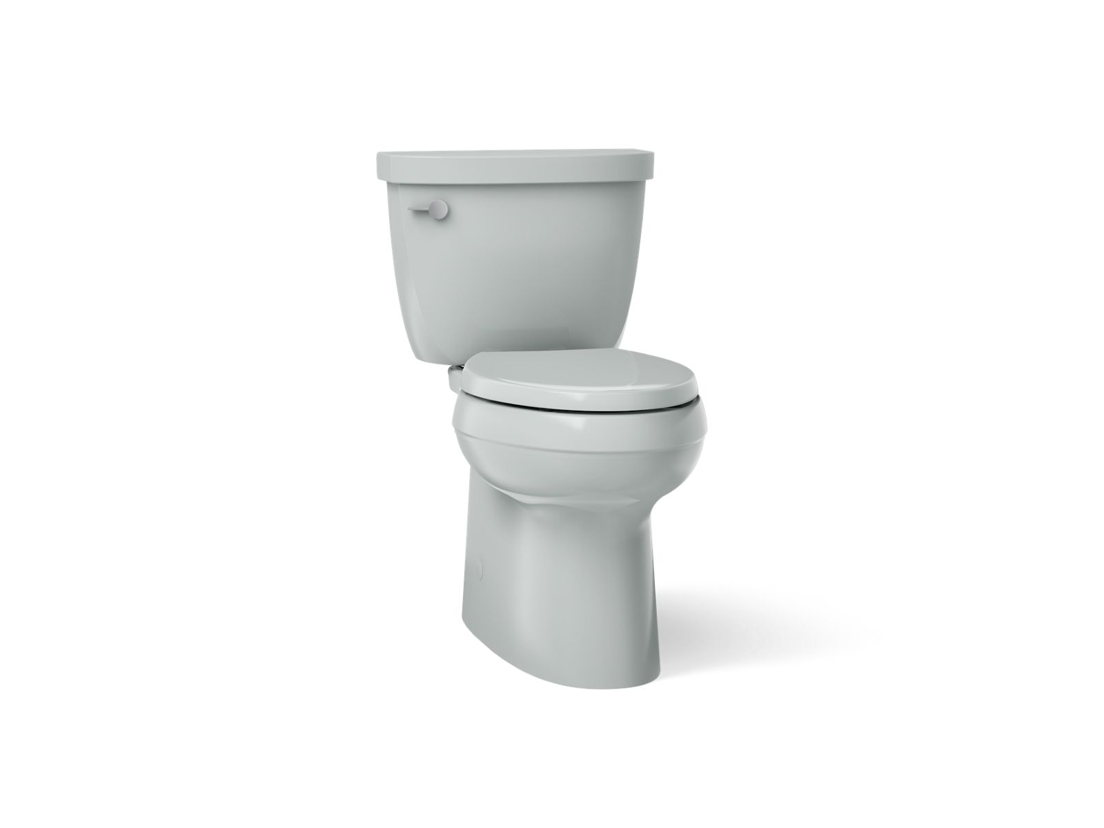 Cimarron Two-piece elongated toilet with skirted trapway, 1.28 gpf