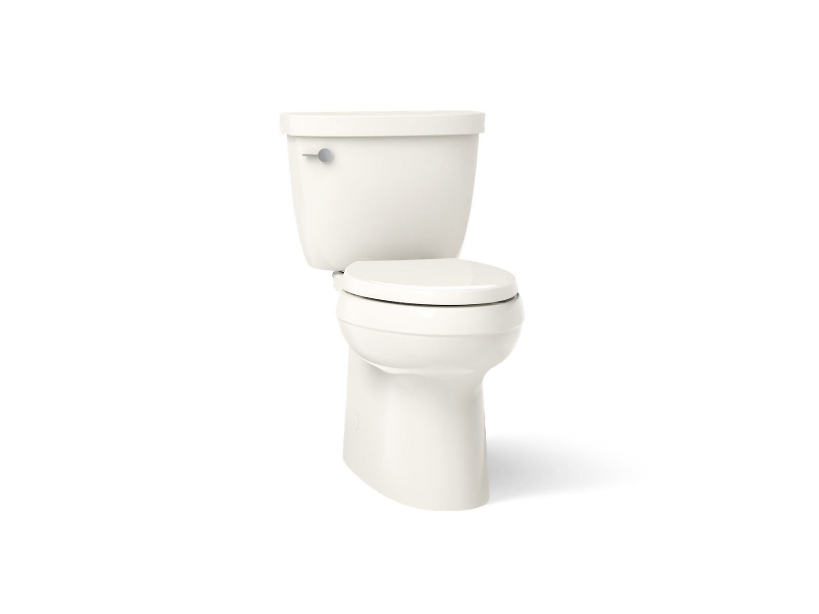 Cimarron Two-piece elongated toilet with skirted trapway, 1.28 gpf