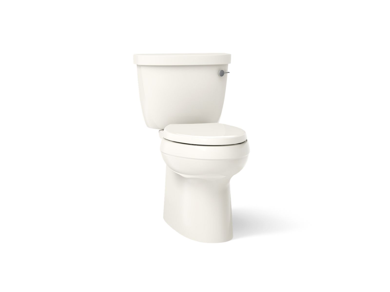 Cimarron Two-piece elongated toilet with skirted trapway, 1.28 gpf