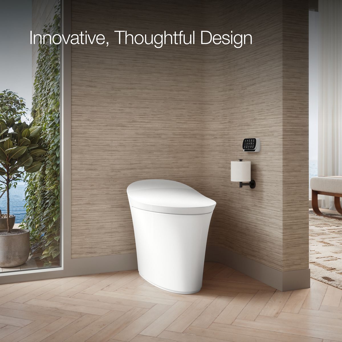 Up to 2 walls & multiple product categories visible, 2-point perspective