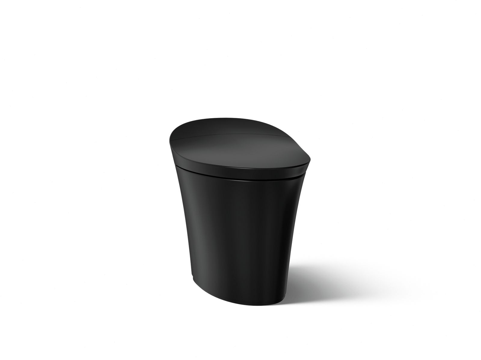 Veil One-piece compact elongated smart toilet, dual-flush