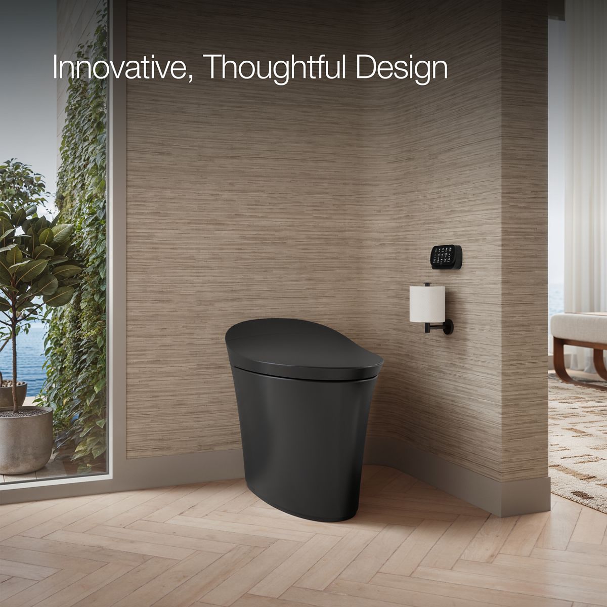 Up to 2 walls & multiple product categories visible, 2-point perspective