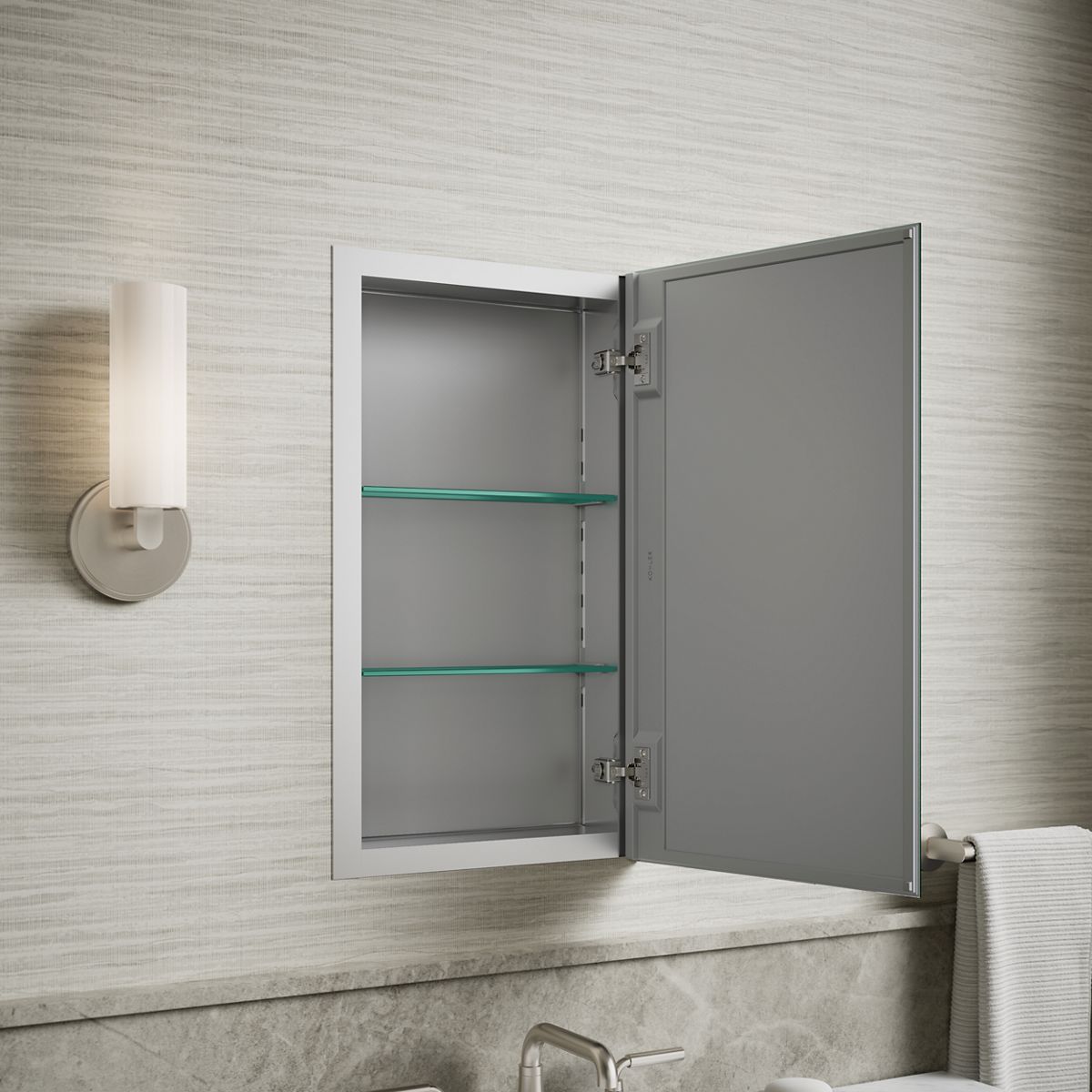 Products in use in close room view