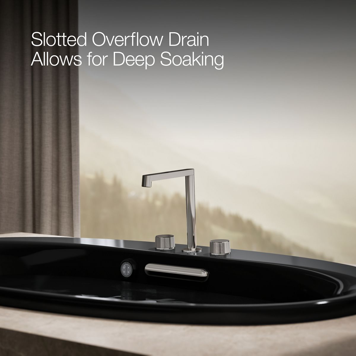 KOHLER | K-5713-W1 | Underscore 5-Ft Oval Drop-In Bath with Bask
