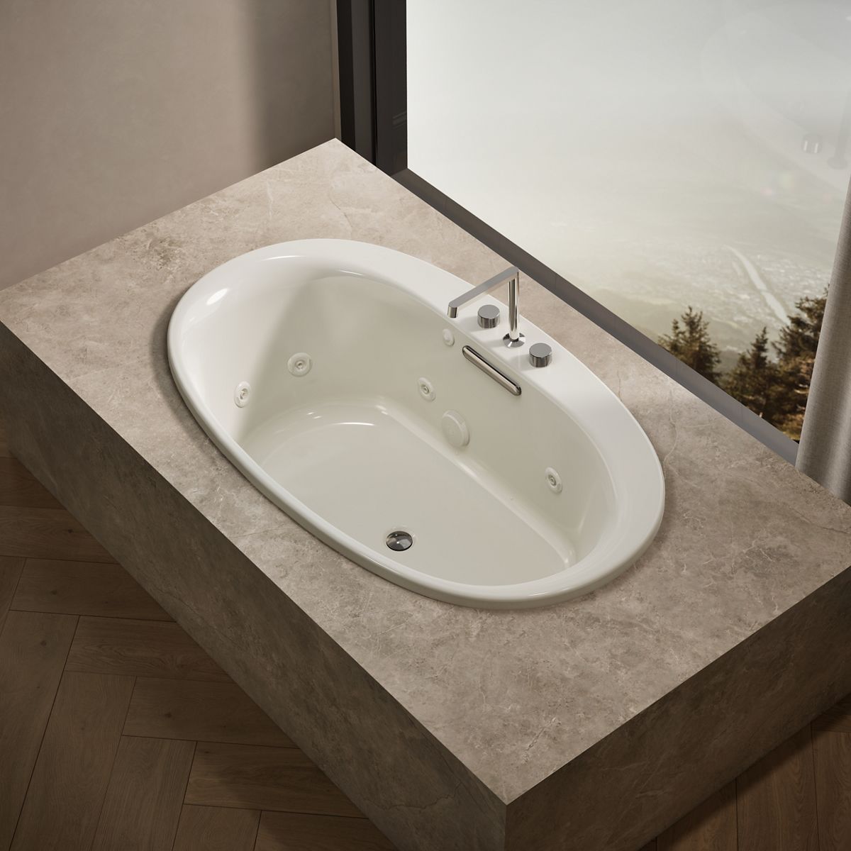 KOHLER | K-5714-JH | Underscore Oval 60