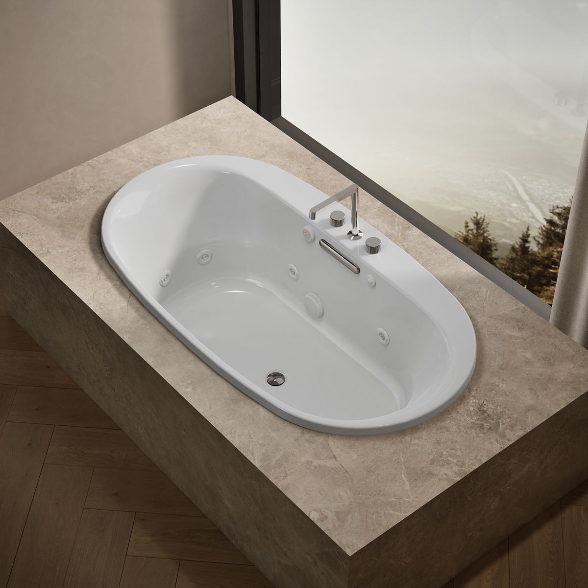 Products in use in close room view