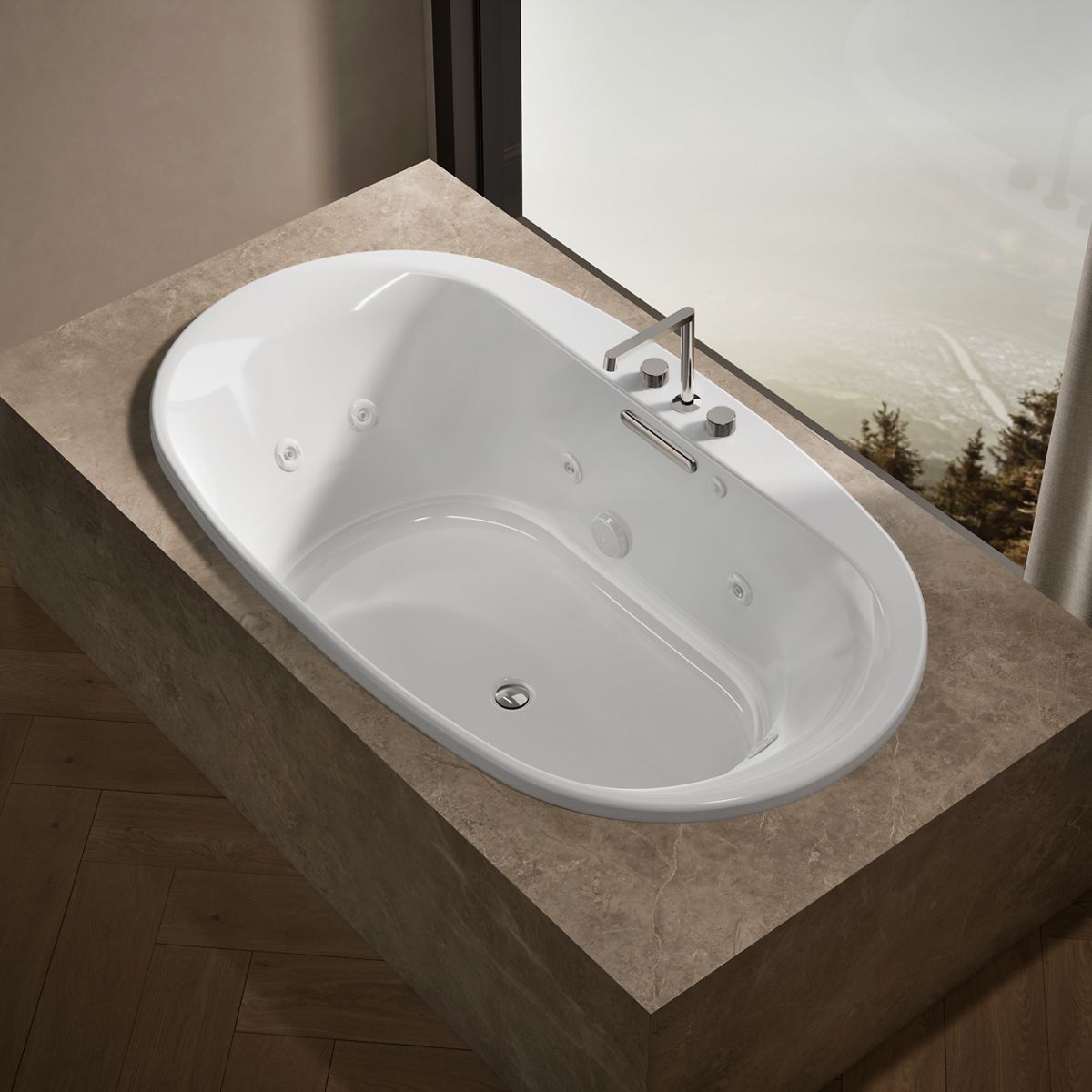 Products in use in close room view