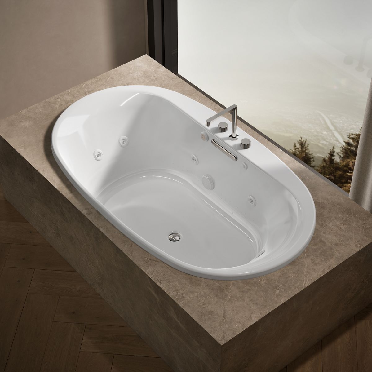 Products in use in close room view
