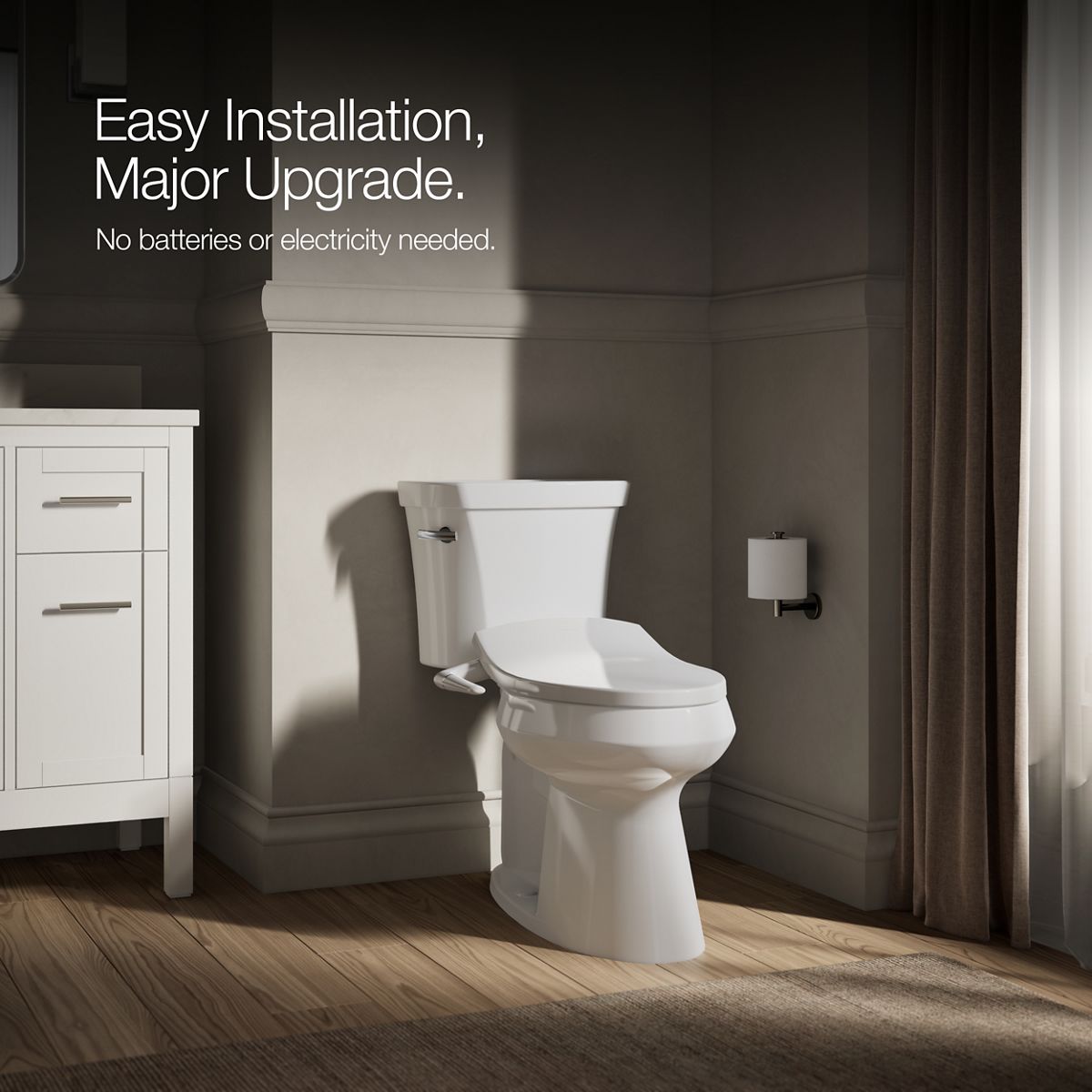 Up to 2 walls & multiple product categories visible, 2-point perspective