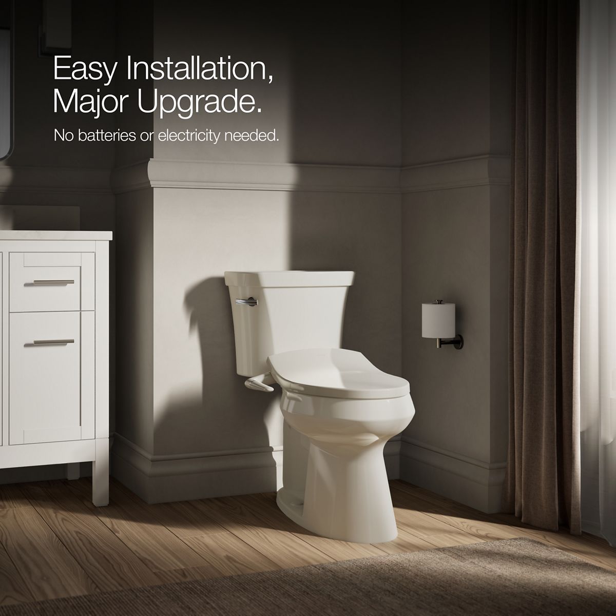 Up to 2 walls & multiple product categories visible, 2-point perspective