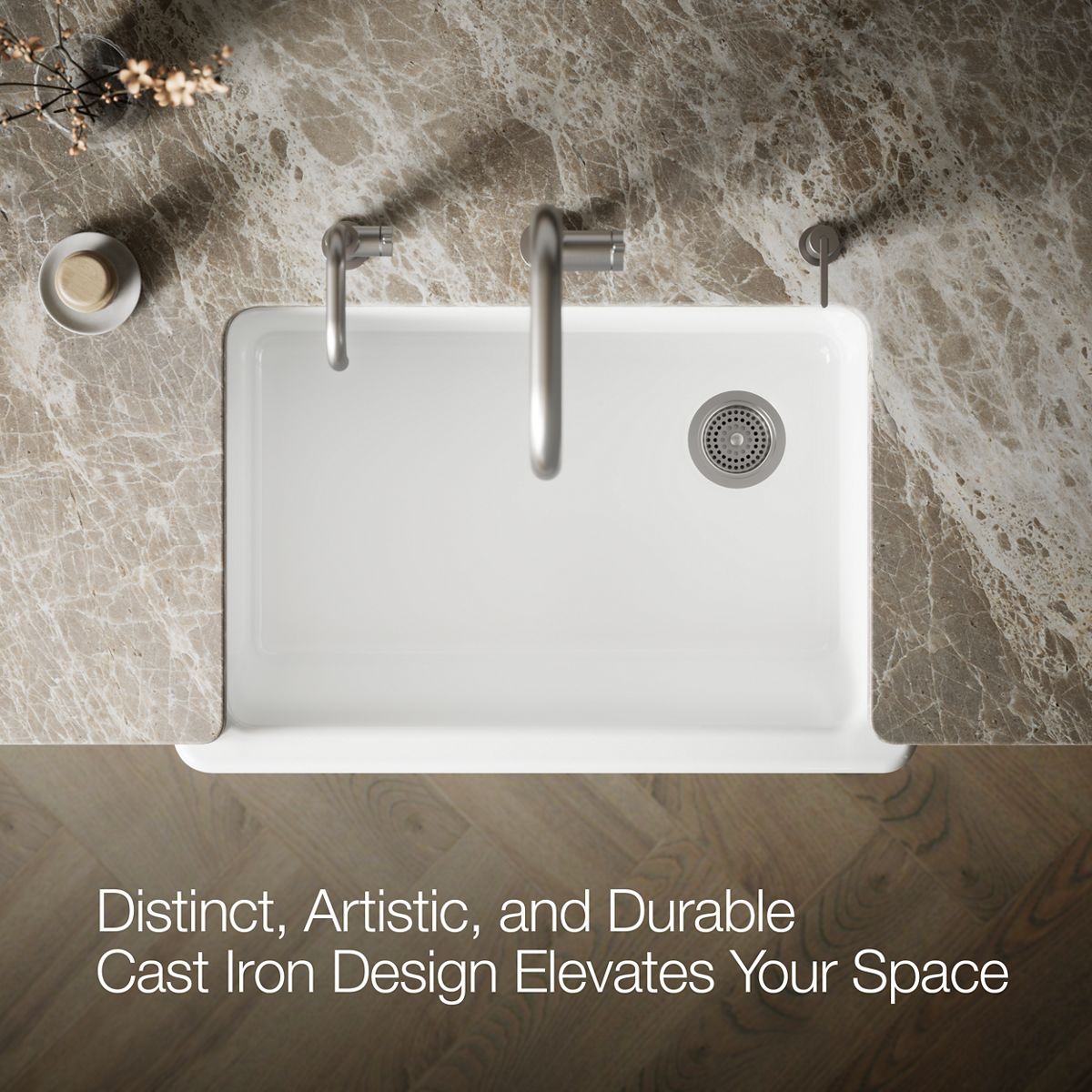 KLAH GHOST 白金閣 Whitehaven Undermount Single-Bowl Sink | K-5827 | KOHLER