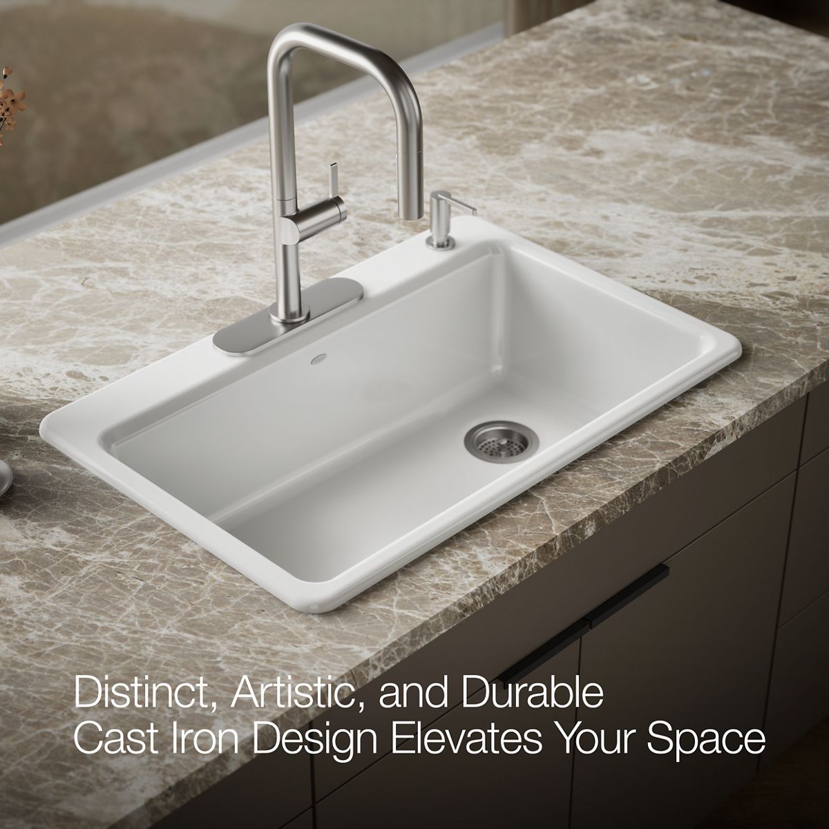 Riverby Top-Mount Workstation Kitchen Sink | K-5871-4A2 | KOHLER